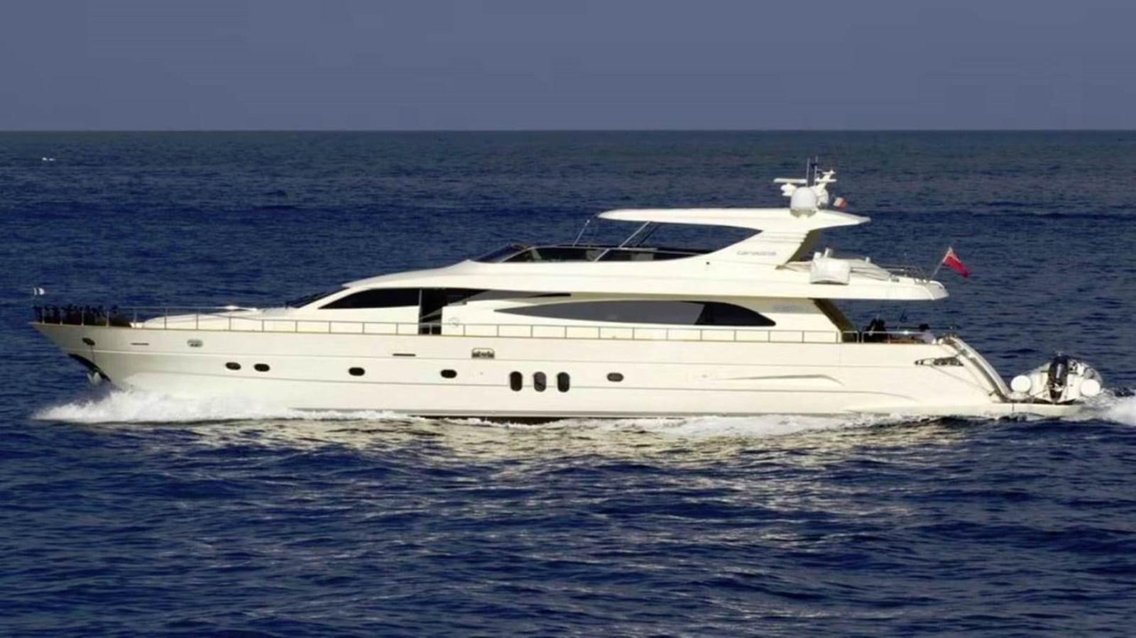 a white yacht in the water aboard OCEAN DELTA 11 Yacht for Sale