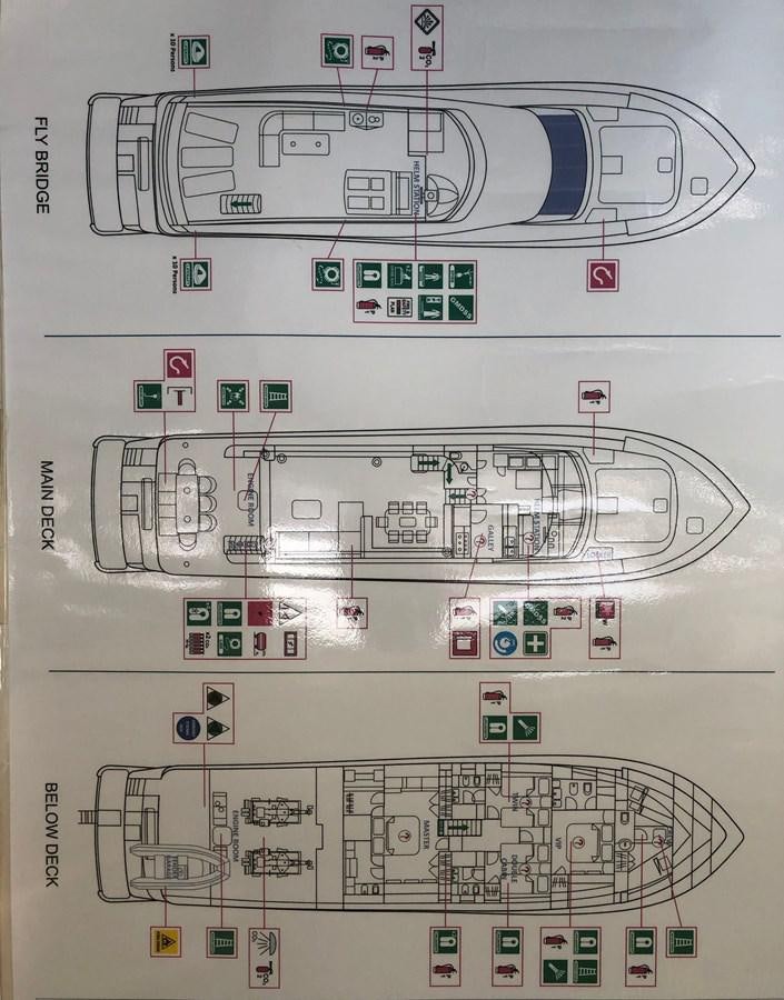 diagram, schematic aboard OCEAN DELTA 11 Yacht for Sale