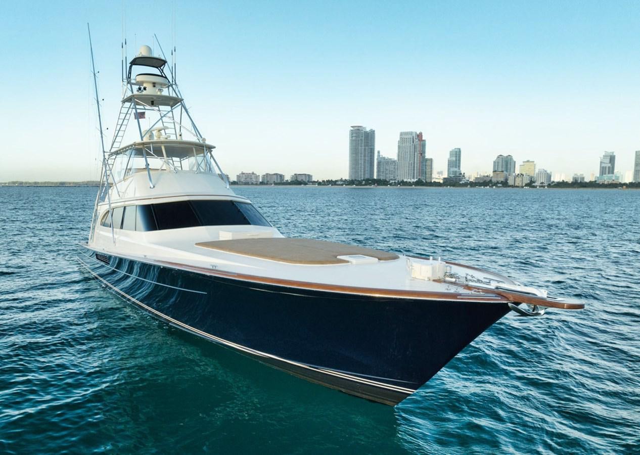 a boat on the water aboard OWL'S NEST Yacht for Sale