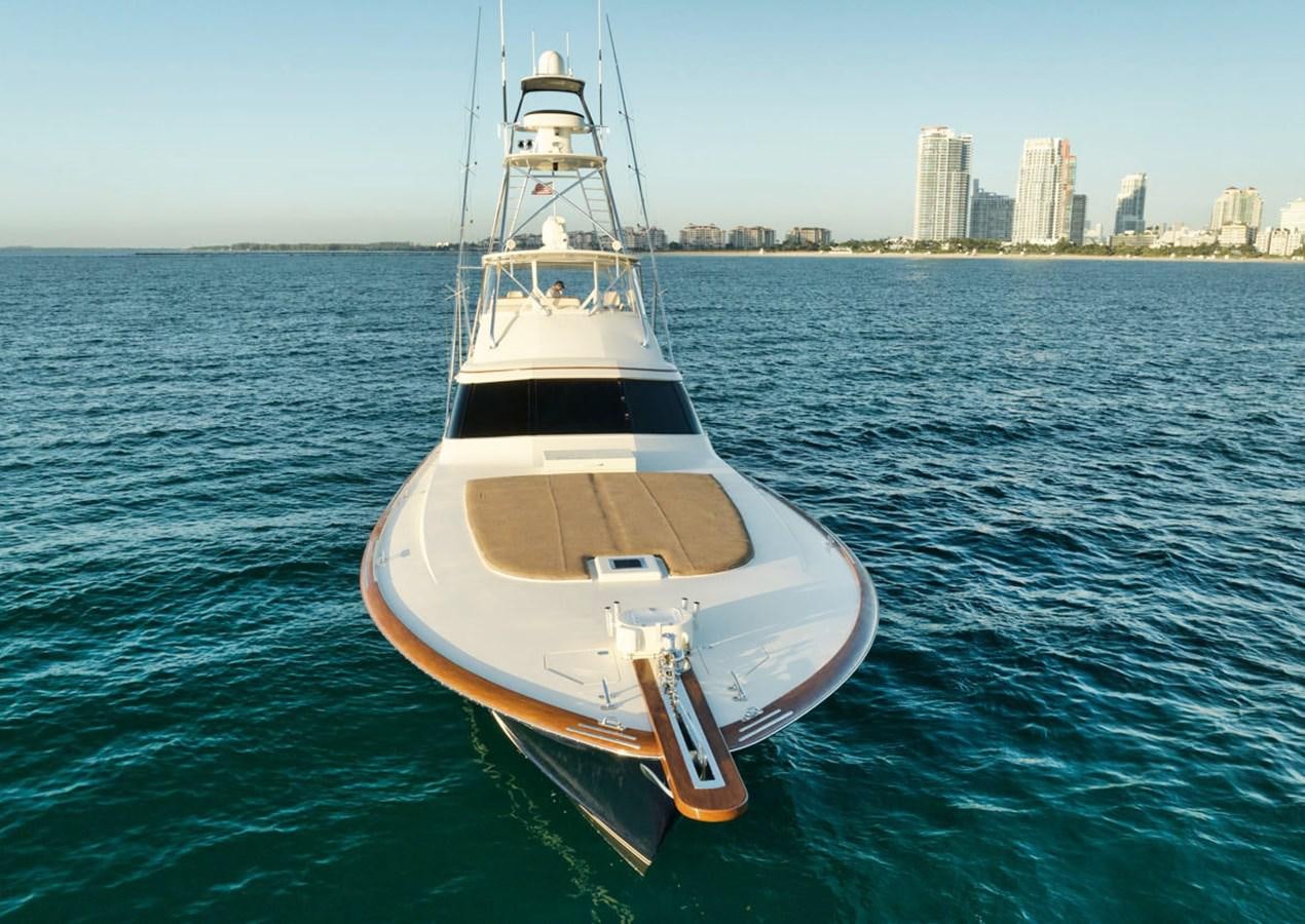 a boat on the water aboard OWL'S NEST Yacht for Sale