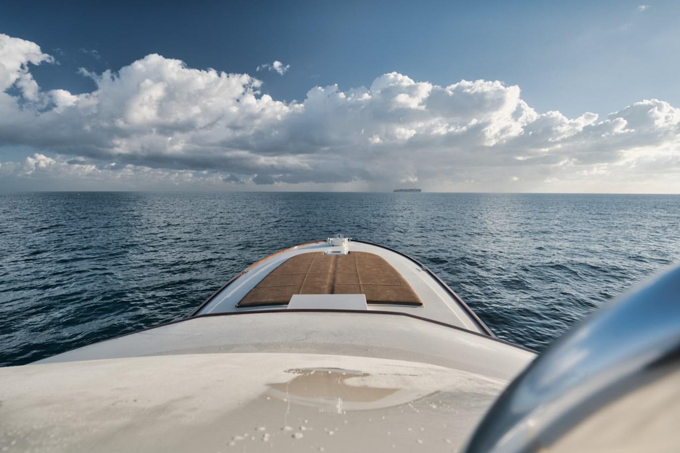 a boat on the water aboard OWL'S NEST Yacht for Sale