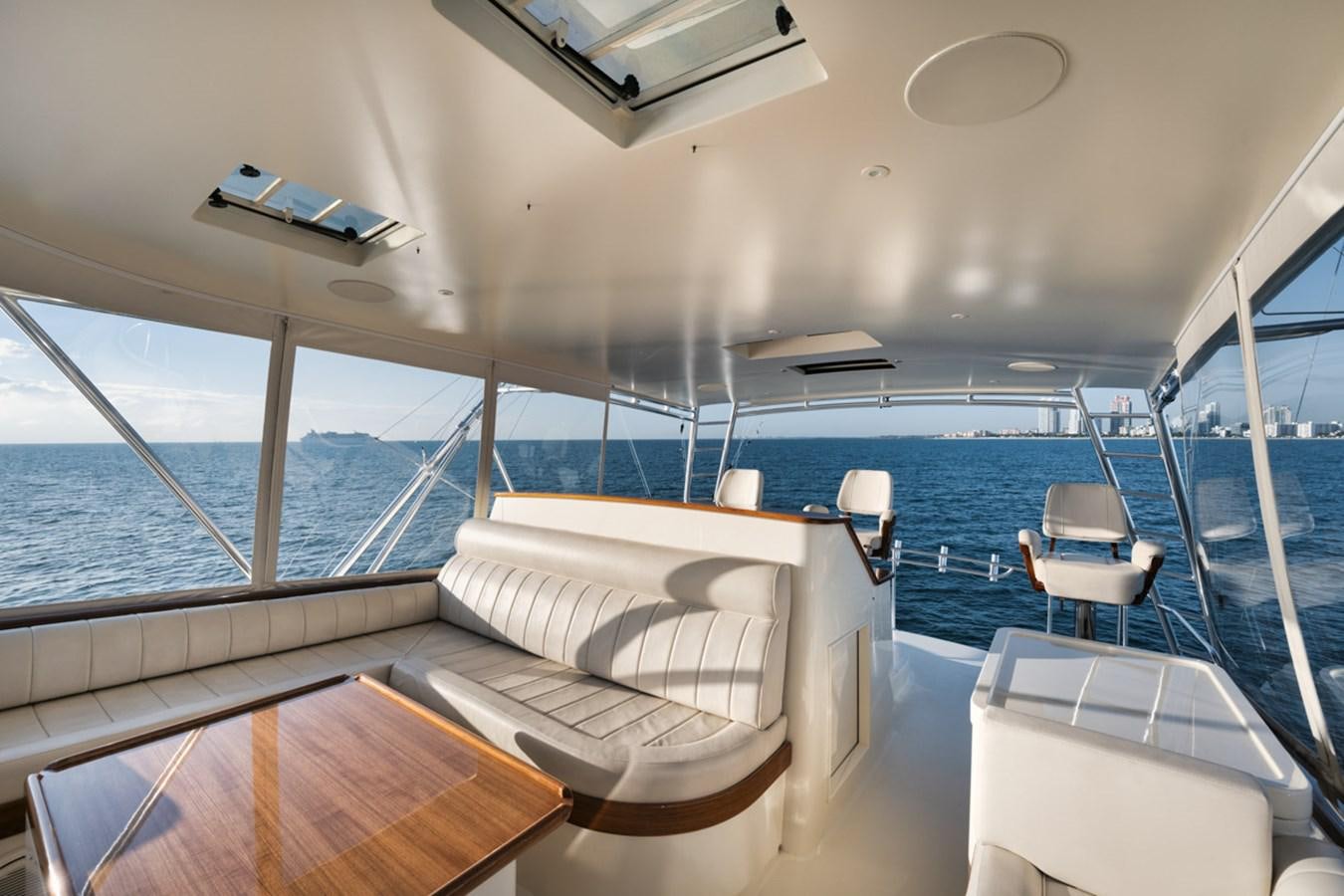 a boat on the water aboard OWL'S NEST Yacht for Sale