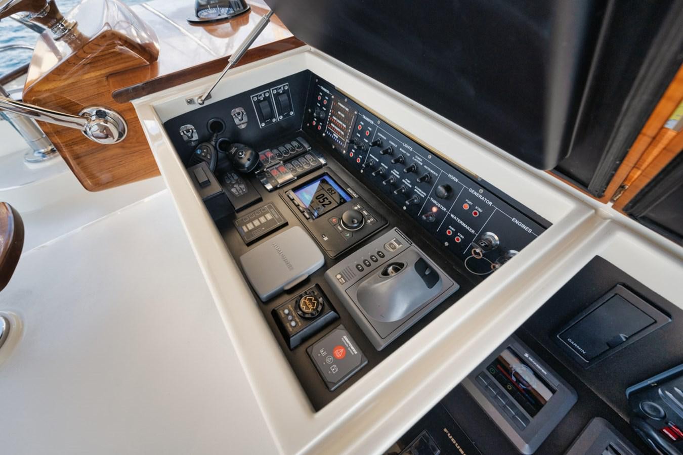 a machine on the counter aboard OWL'S NEST Yacht for Sale