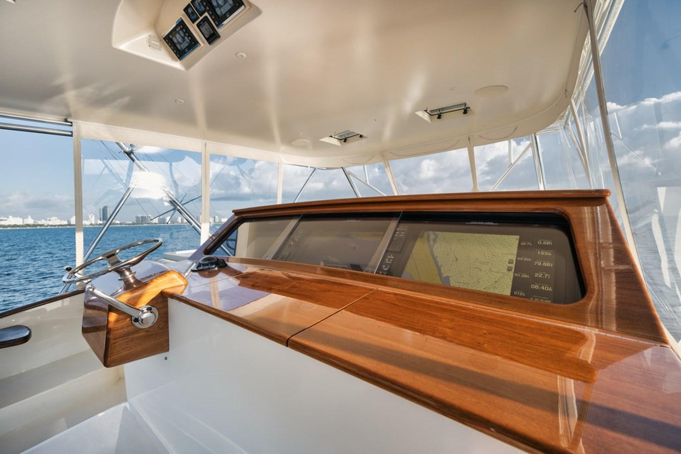 the inside of a boat aboard OWL'S NEST Yacht for Sale