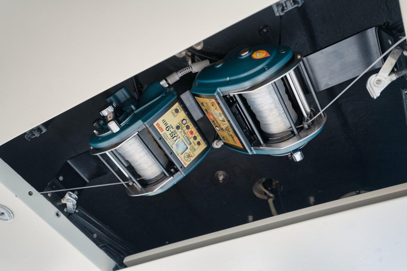 a close-up of a machine aboard OWL'S NEST Yacht for Sale