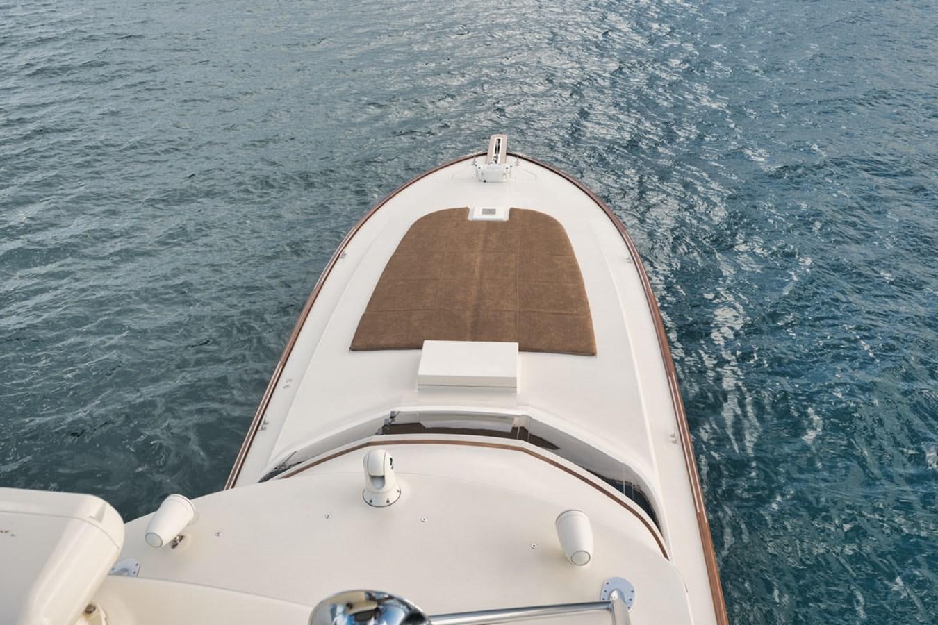 a boat in the water aboard OWL'S NEST Yacht for Sale