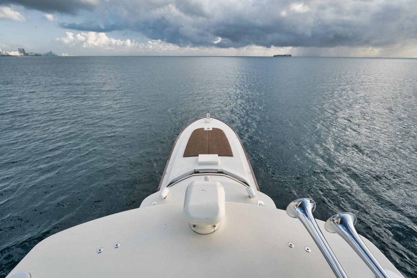 a boat on the water aboard OWL'S NEST Yacht for Sale