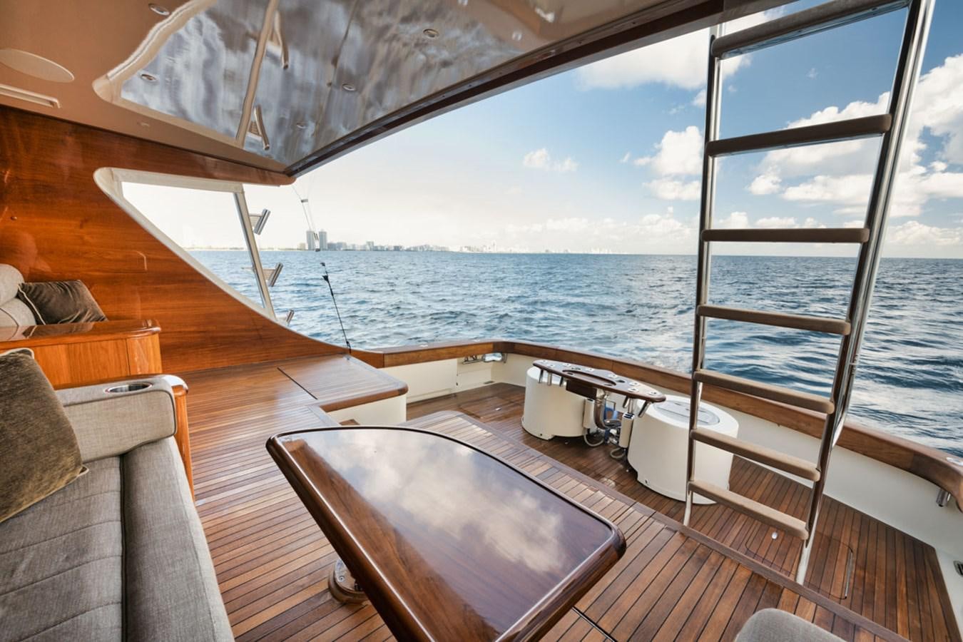 a boat on the water aboard OWL'S NEST Yacht for Sale