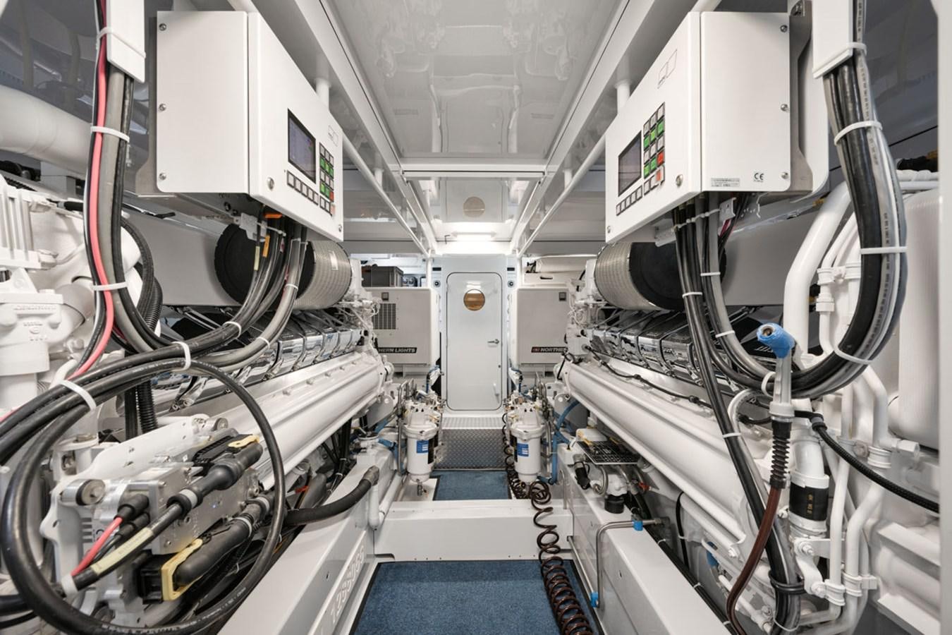 a close-up of a machine aboard OWL'S NEST Yacht for Sale