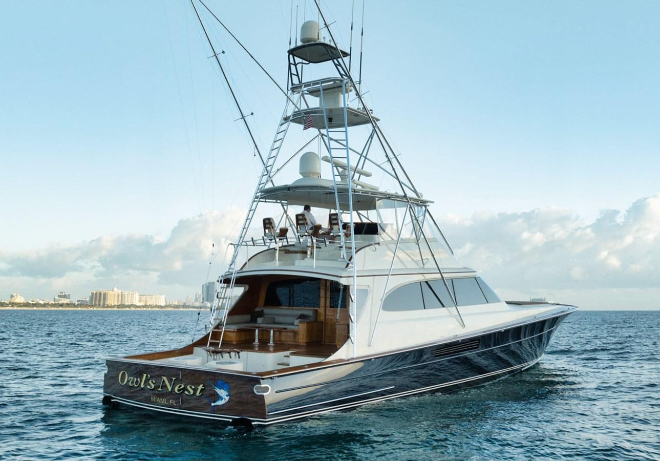 a boat on the water aboard OWL'S NEST Yacht for Sale