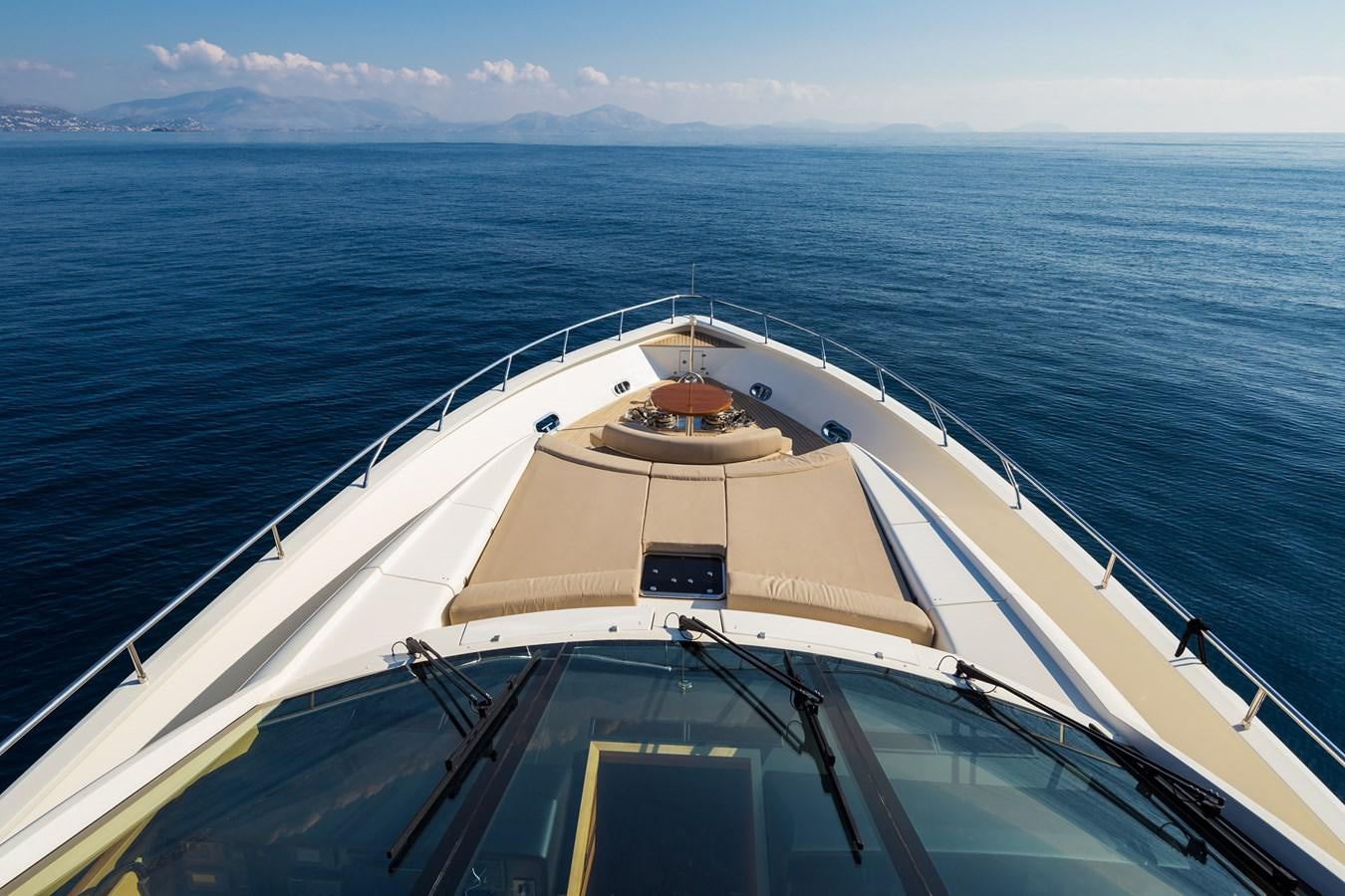 a boat on the water aboard WATER TOY III Yacht for Sale