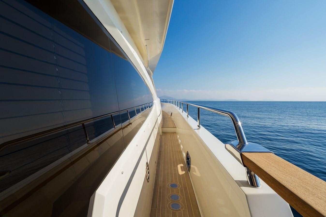 a boat on the water aboard WATER TOY III Yacht for Sale