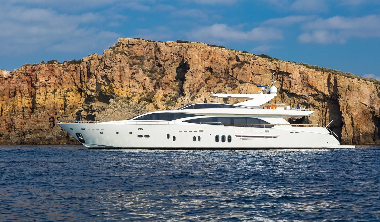 a boat on the water aboard WATER TOY III Yacht for Sale