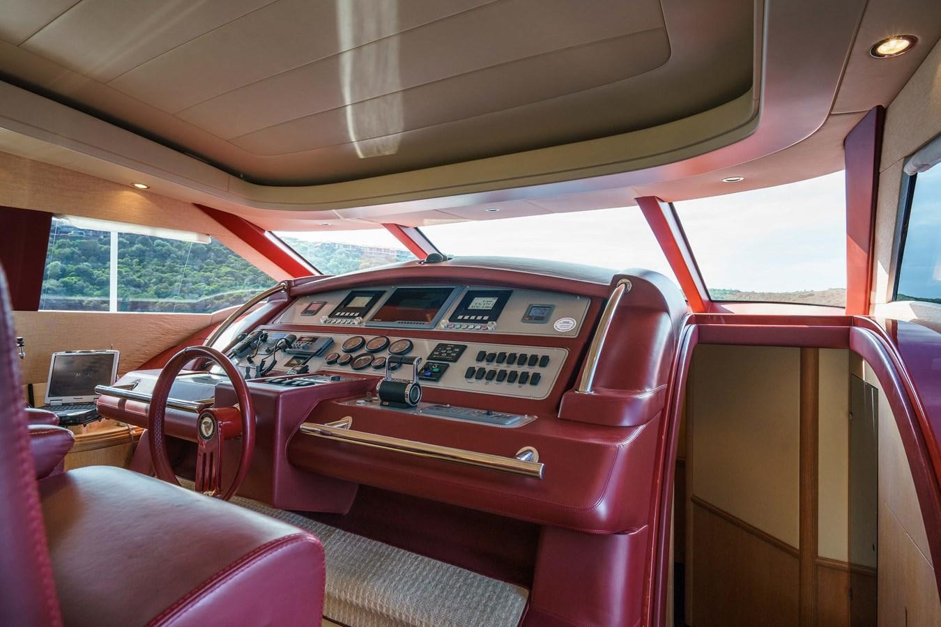 inside of a car aboard ALLIE Yacht for Sale