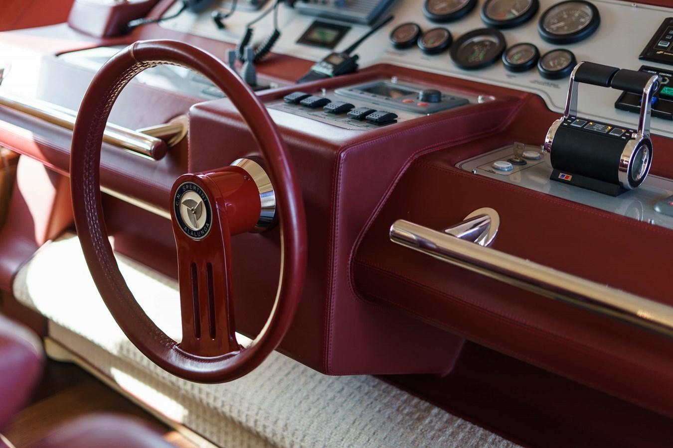 a red car with a key aboard ALLIE Yacht for Sale