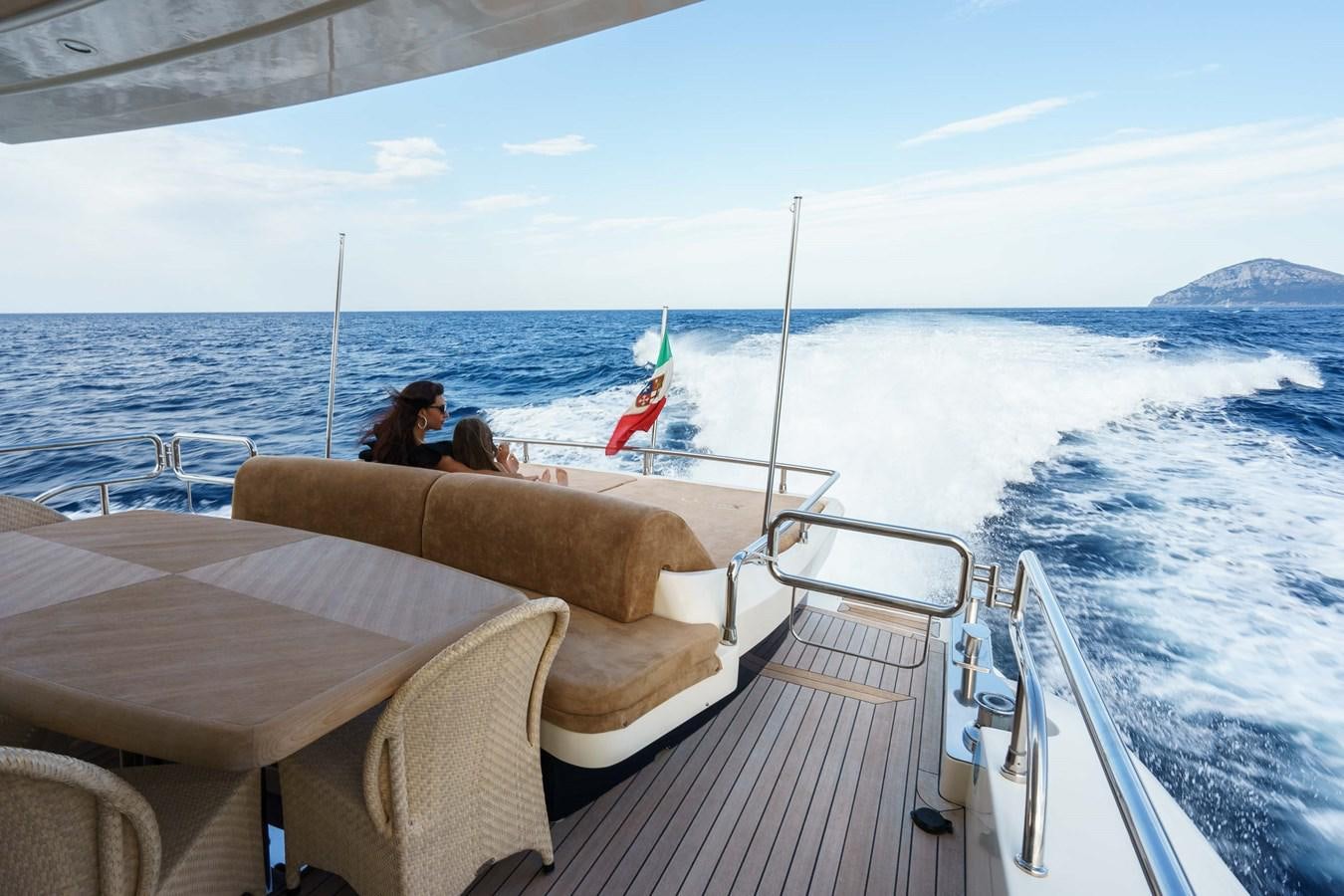 a boat on the water aboard ALLIE Yacht for Sale