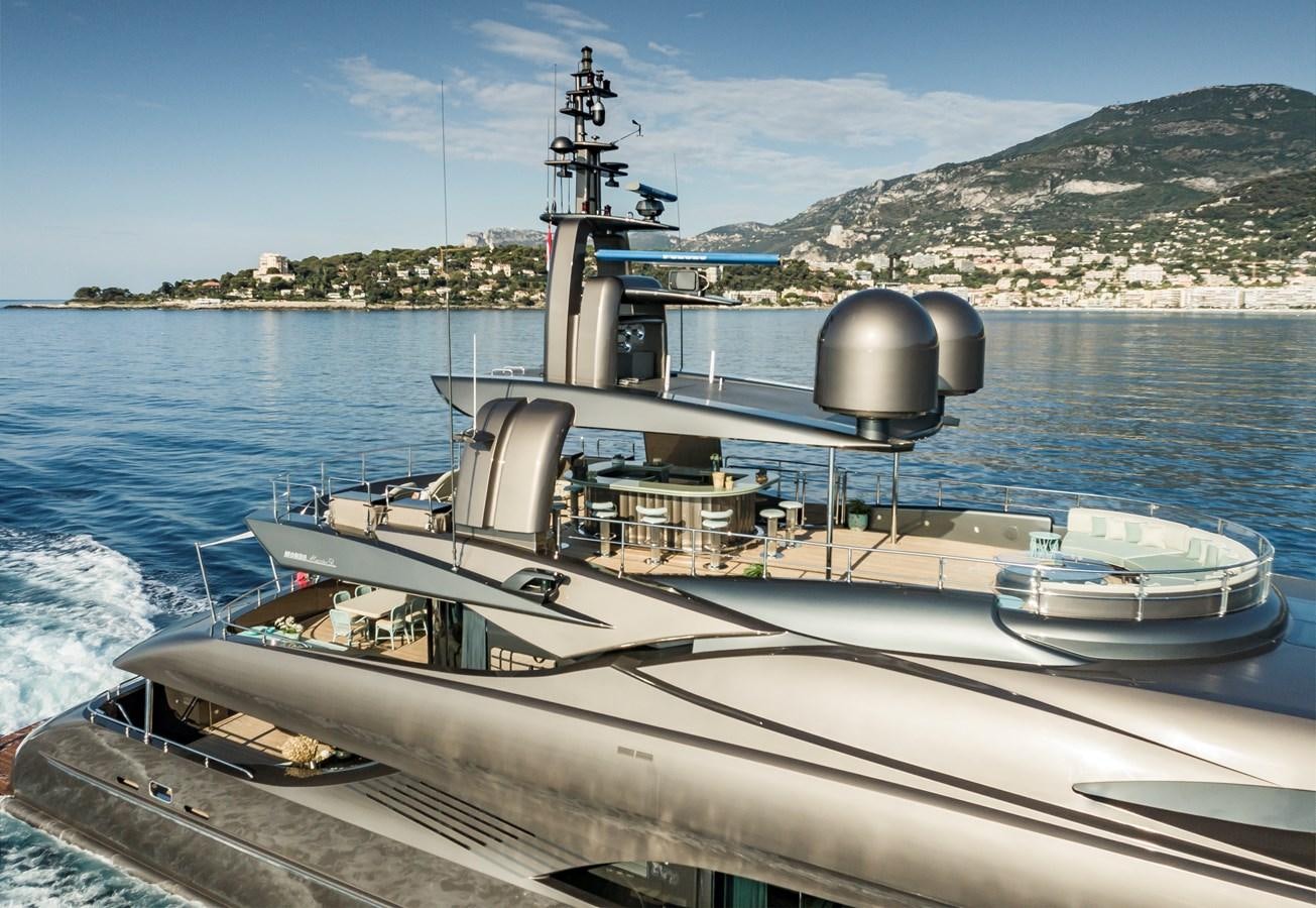 a boat on the water aboard MRS L Yacht for Sale