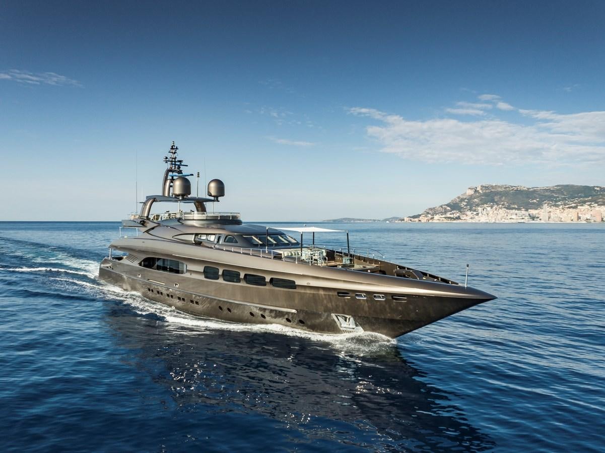 a boat in the water aboard MRS L Yacht for Sale