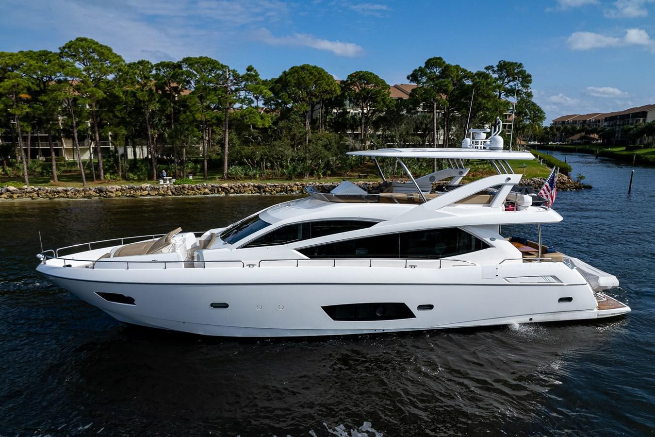 a boat on the water aboard 212 Yacht for Sale