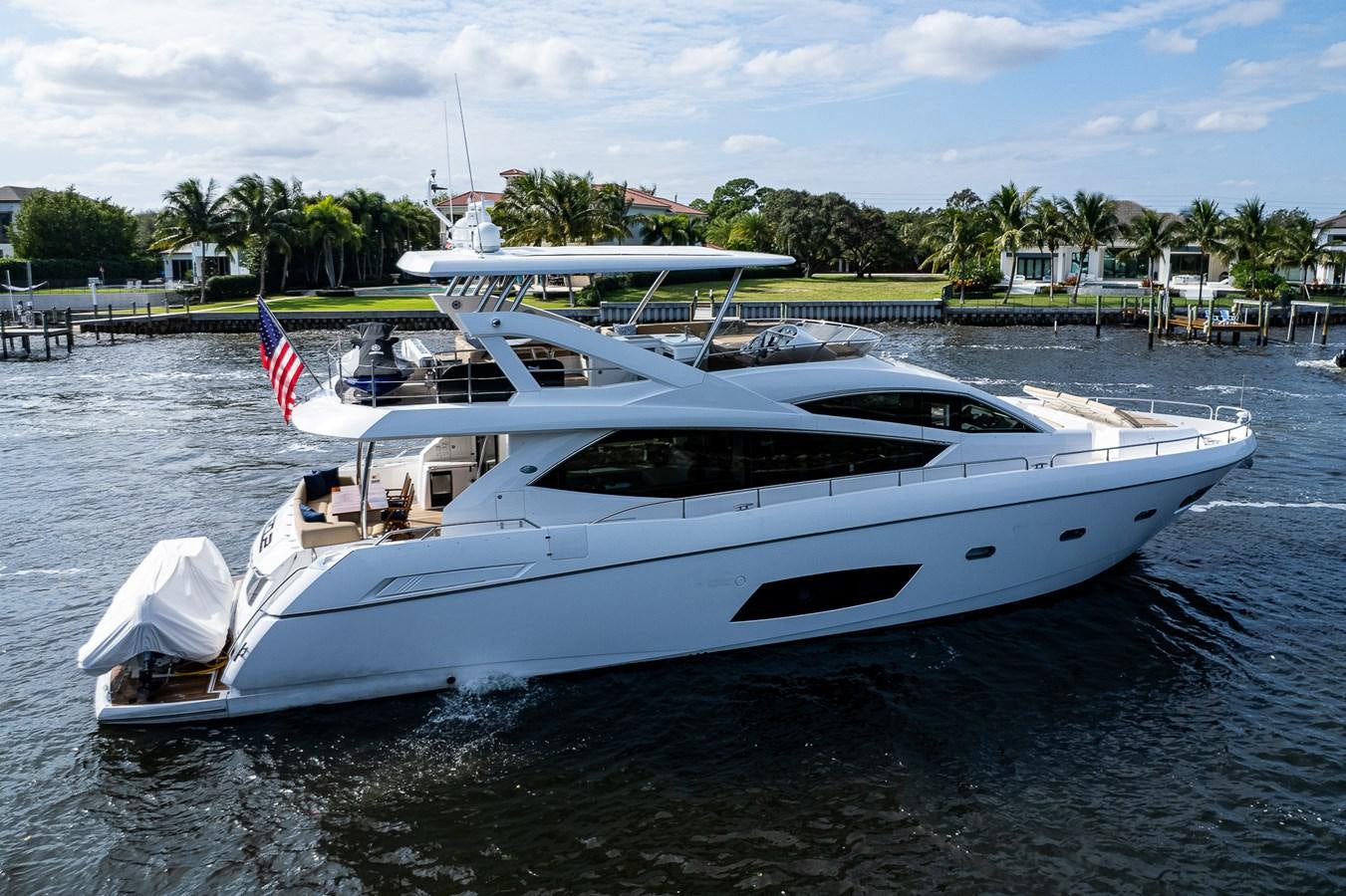 a boat in the water aboard 212 Yacht for Sale