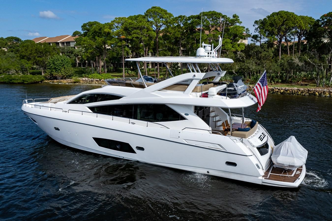 a boat on the water aboard 212 Yacht for Sale