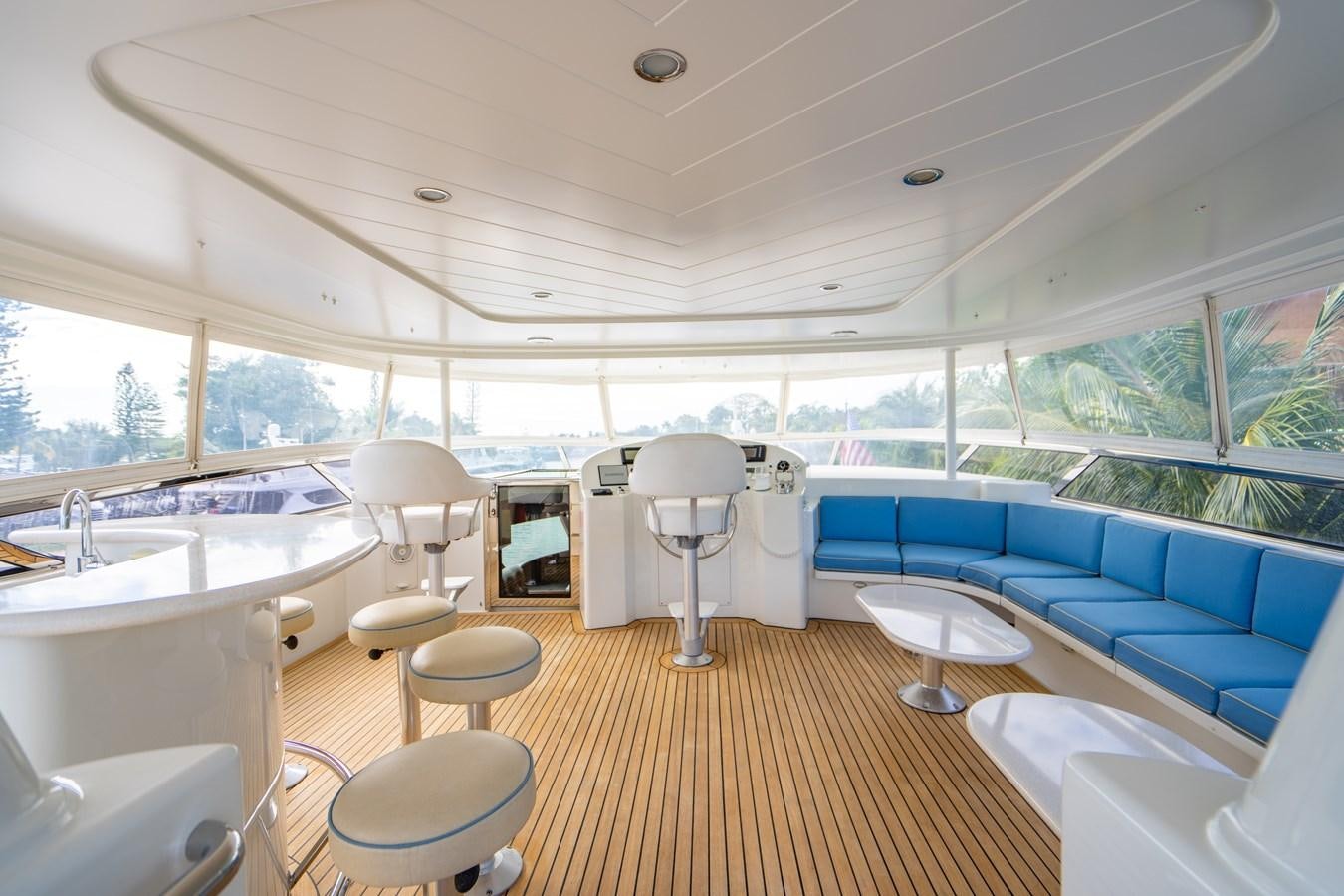 a boat with a large window aboard NO NAME 112 Yacht for Sale