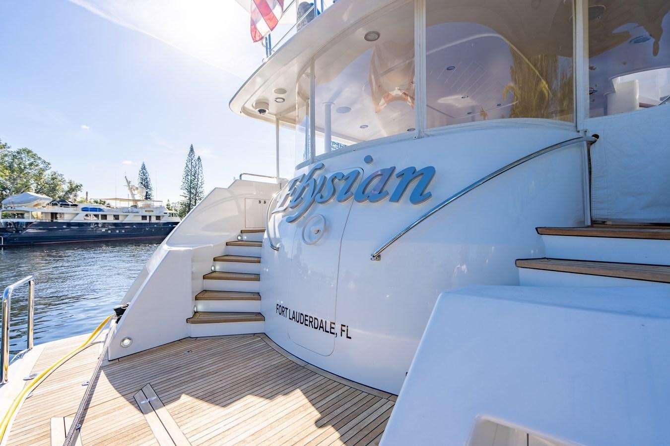 a boat on the water aboard NO NAME 112 Yacht for Sale