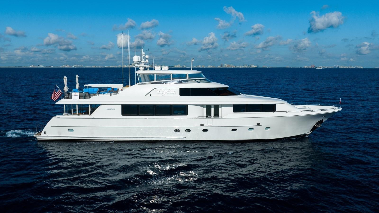 a boat on the water aboard NO NAME 112 Yacht for Sale