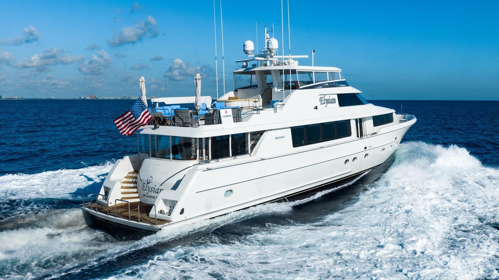 a boat on the water aboard NO NAME 112 Yacht for Sale