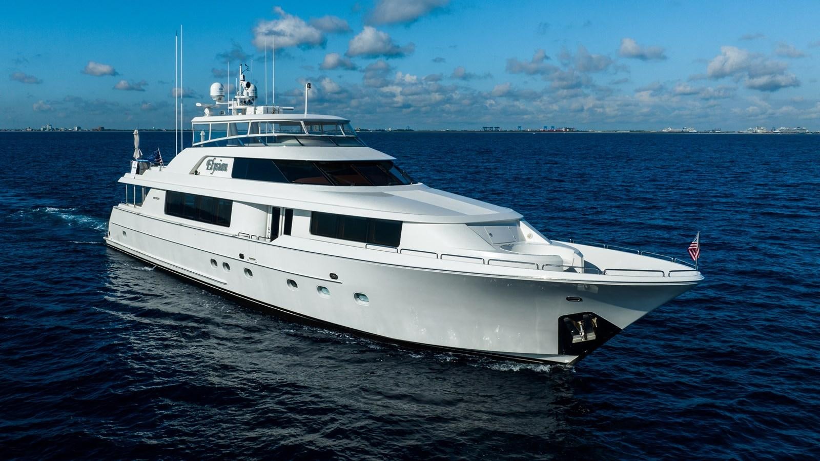 a white yacht in the water aboard NO NAME 112 Yacht for Sale