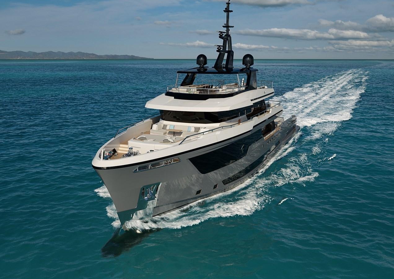 a boat on the water aboard COLUMBUS CROSSOVER 42/01 Yacht for Sale