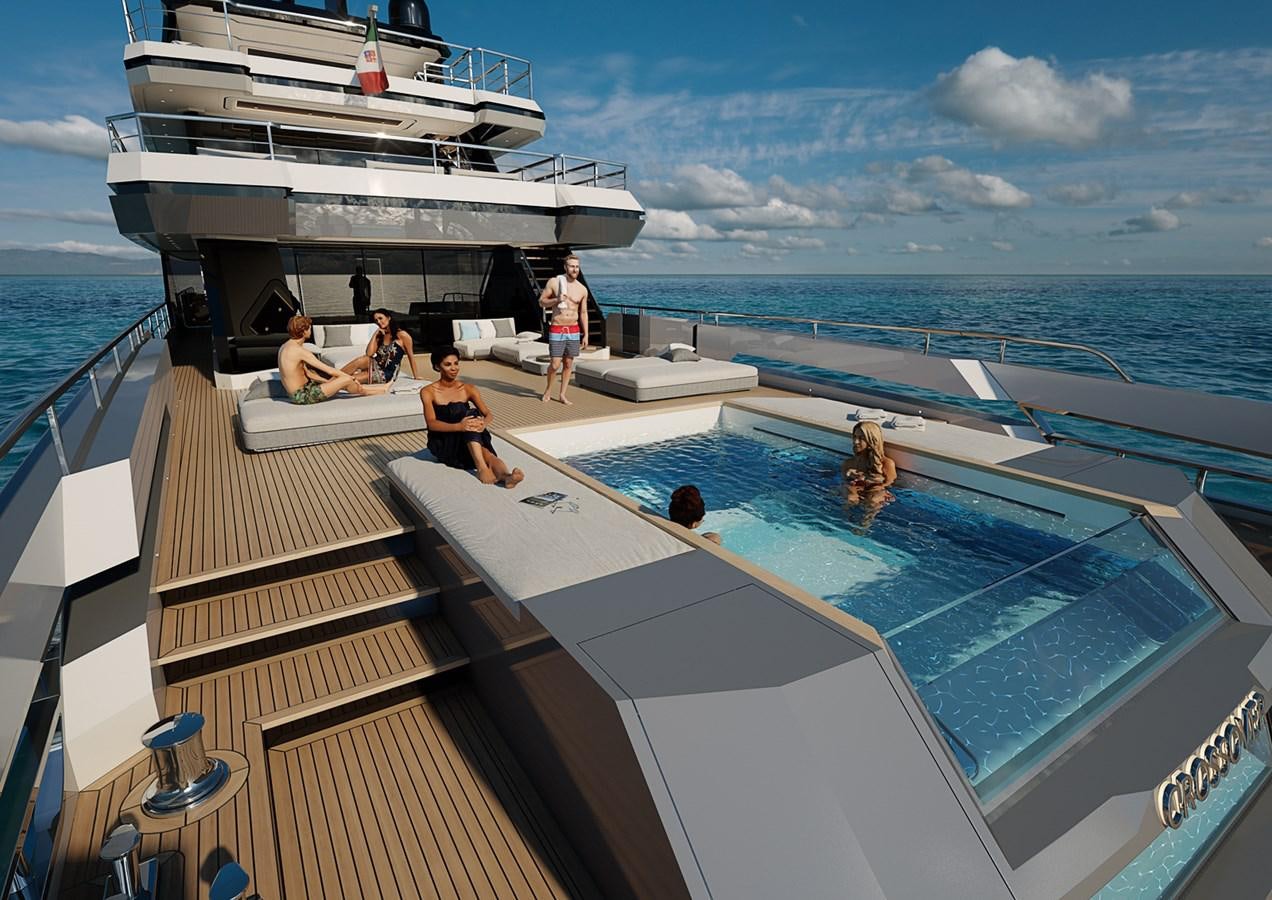 a group of people on a boat aboard COLUMBUS CROSSOVER 42/01 Yacht for Sale