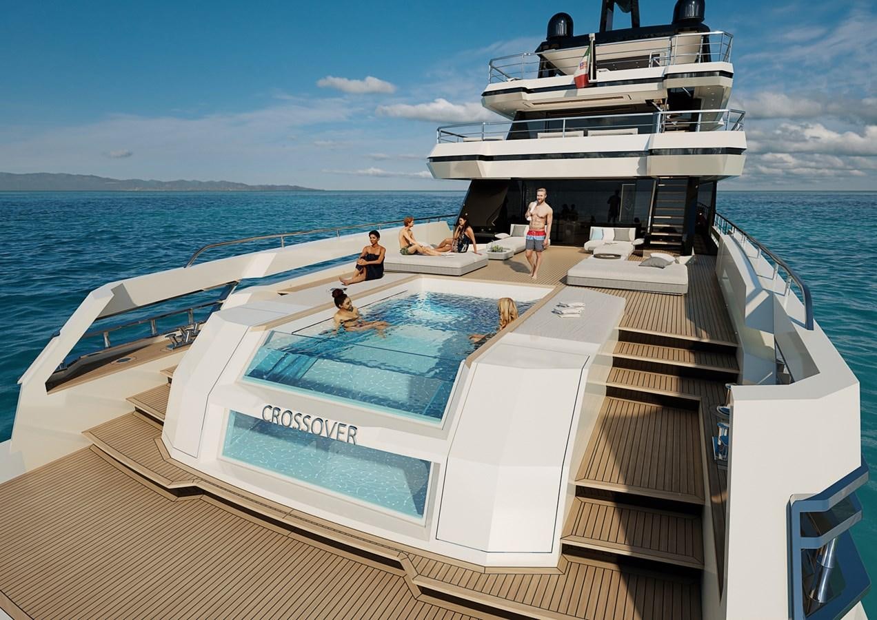 a group of people on a boat aboard COLUMBUS CROSSOVER 42/01 Yacht for Sale