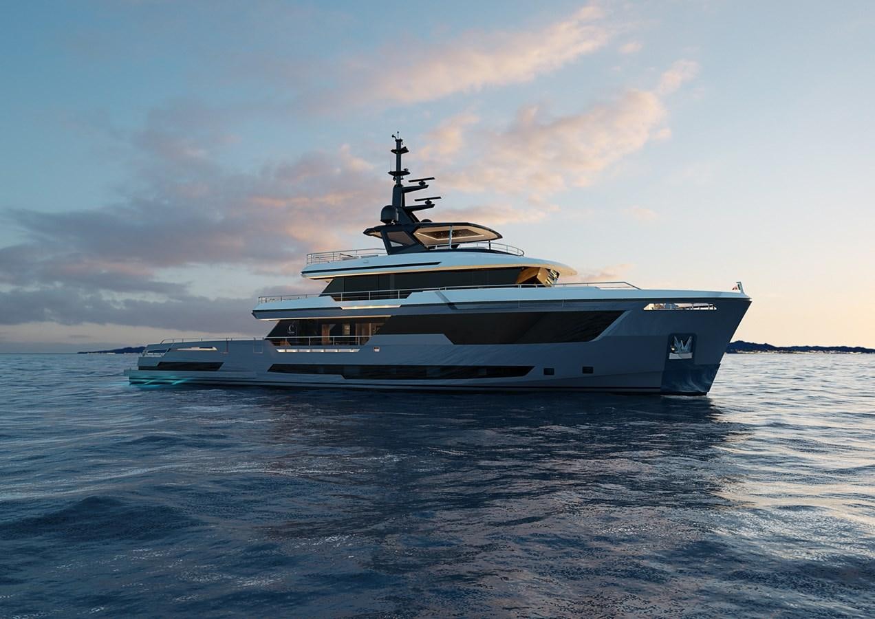 a boat in the water aboard COLUMBUS CROSSOVER 42/01 Yacht for Sale