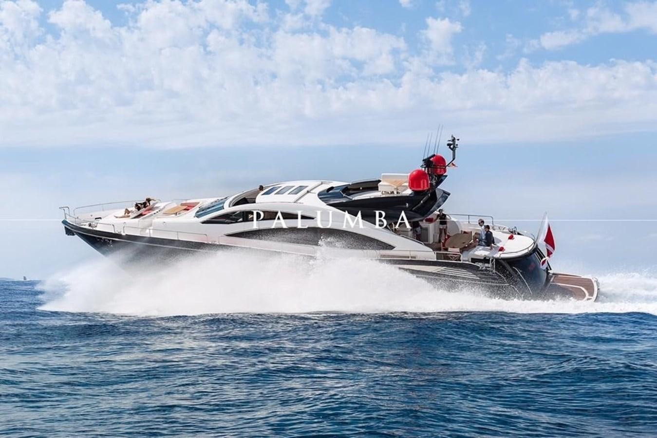 a boat with people on it aboard PALUMBA Yacht for Sale
