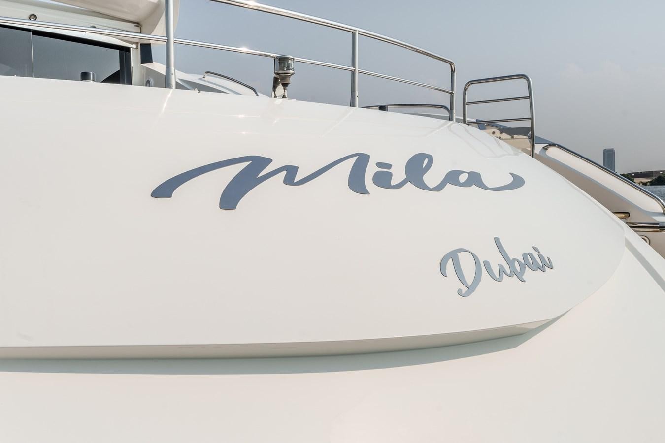 text, whiteboard aboard MILA DUBAI Yacht for Sale