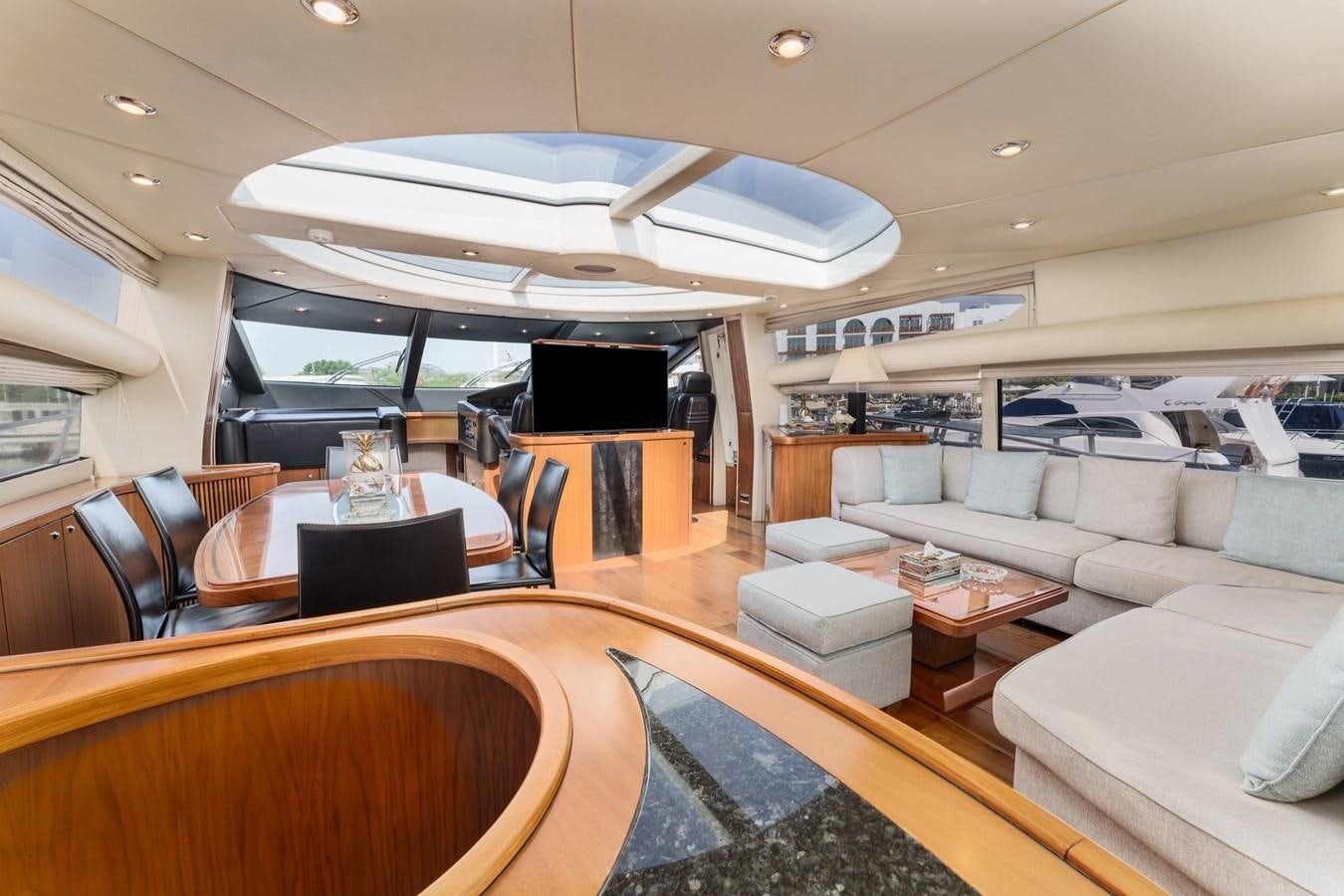 inside of a yacht aboard MILA DUBAI Yacht for Sale