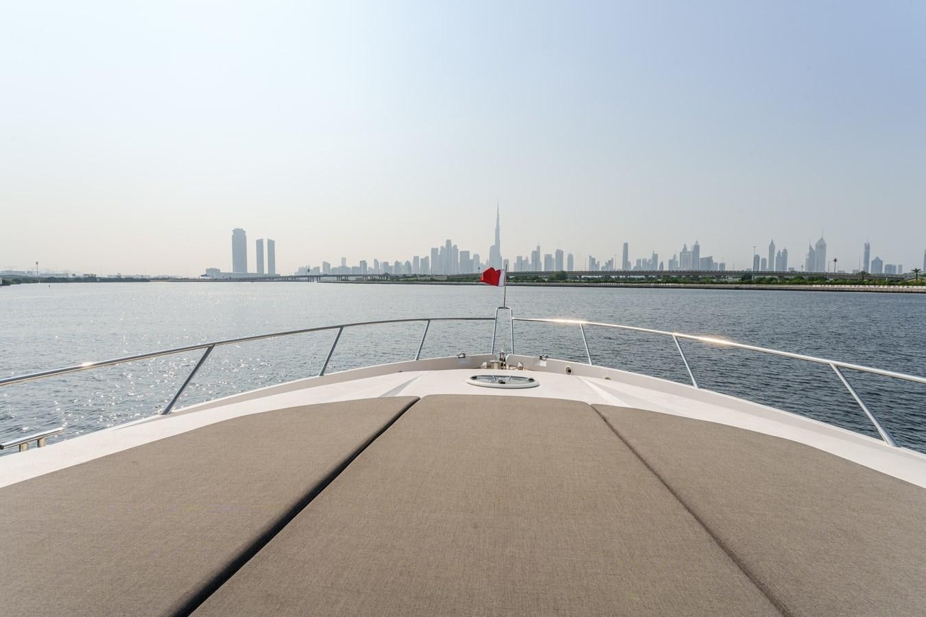 a boat on the water aboard MILA DUBAI Yacht for Sale