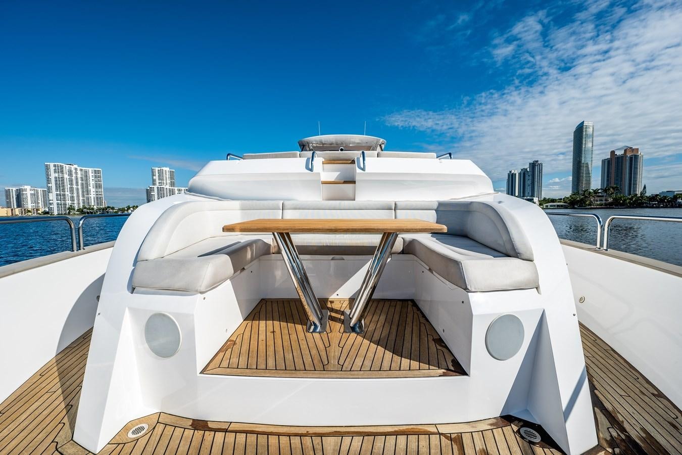 a boat on the water aboard MANDALA Yacht for Sale