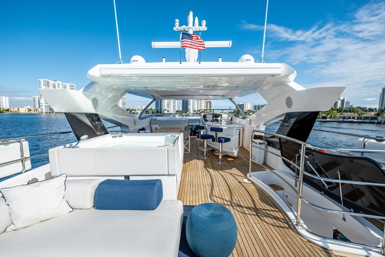 a boat on the water aboard MANDALA Yacht for Sale