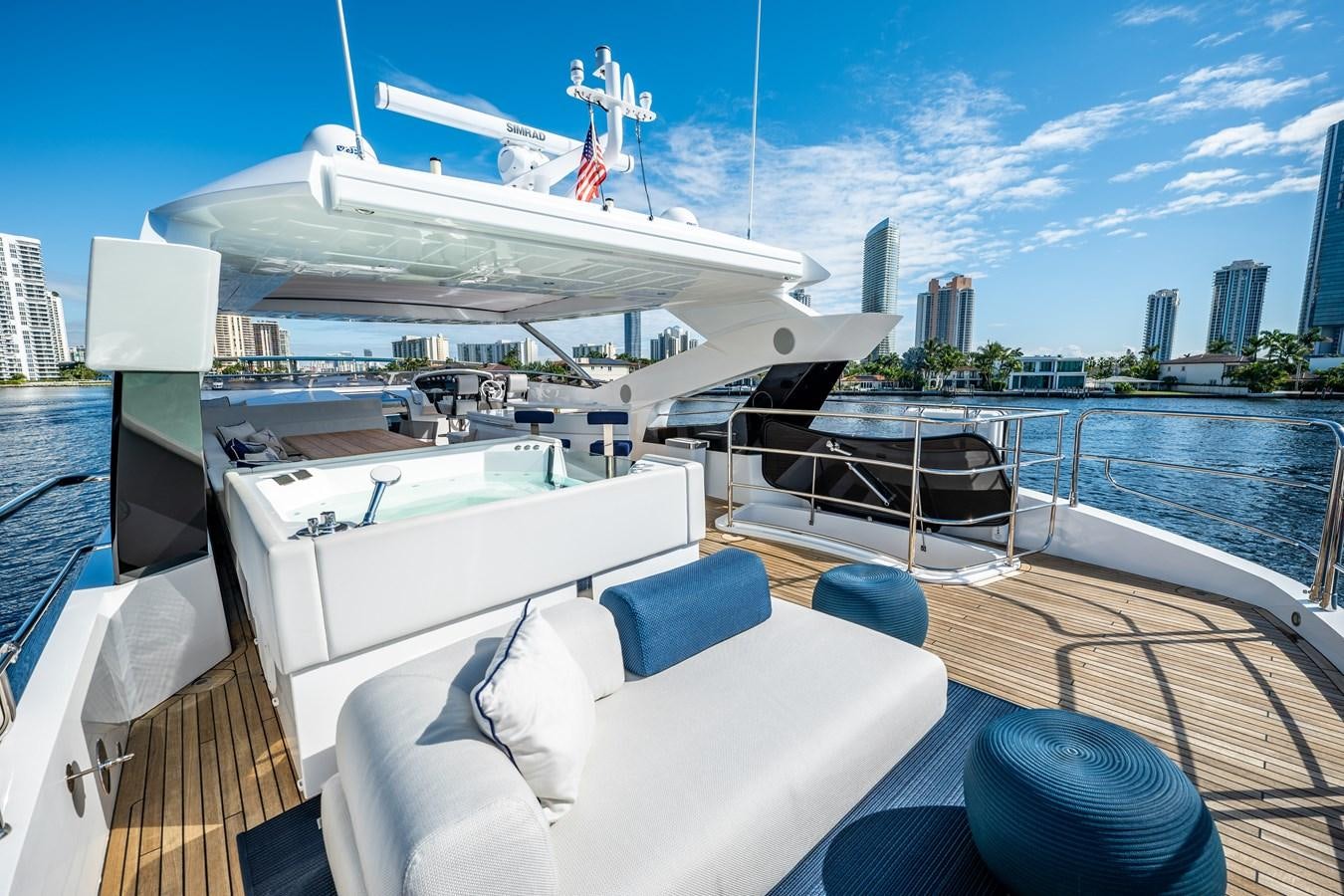 a boat on the water aboard MANDALA Yacht for Sale