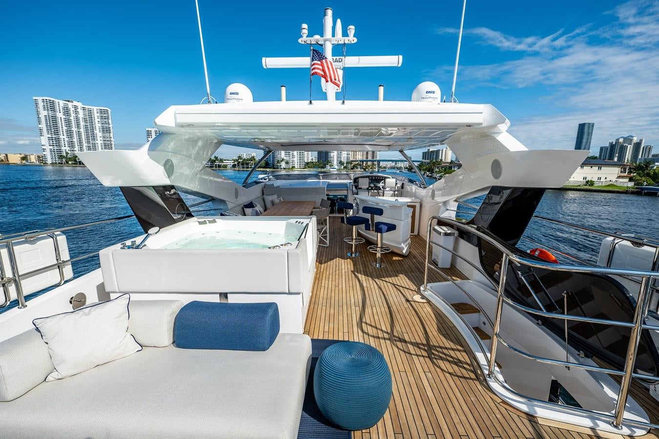 a boat on the water aboard MANDALA Yacht for Sale
