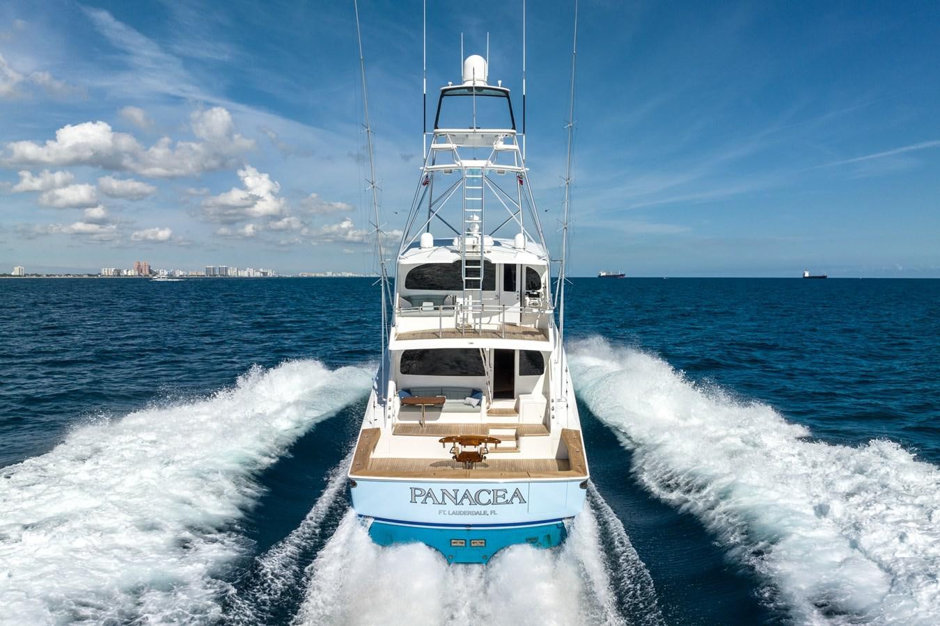 a boat on the water aboard PANACEA Yacht for Sale