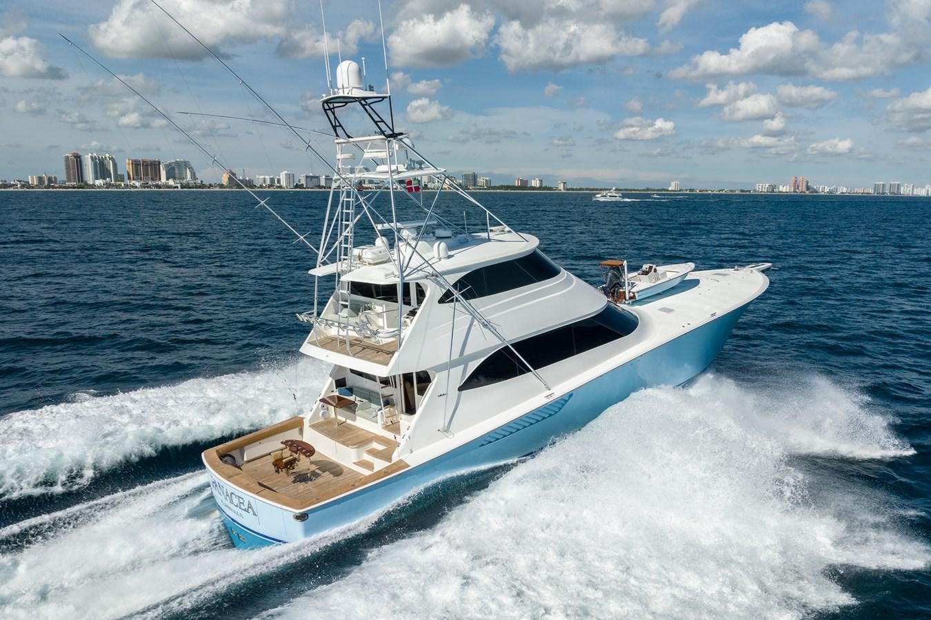 a boat on the water aboard PANACEA Yacht for Sale