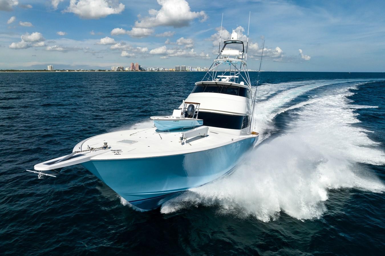 a boat on the water aboard PANACEA Yacht for Sale