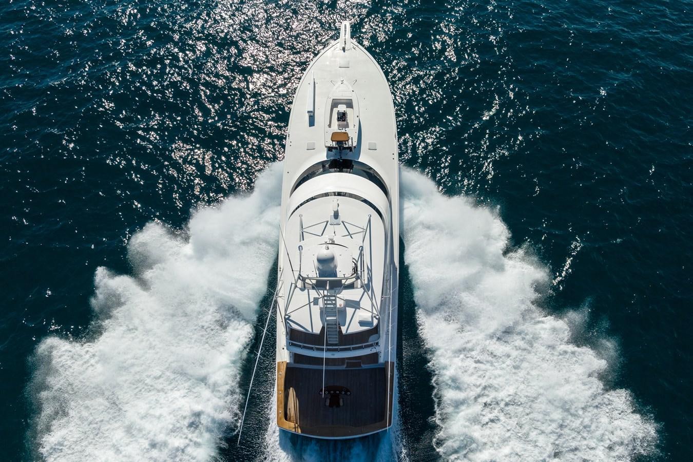 a space shuttle above the clouds aboard PANACEA Yacht for Sale