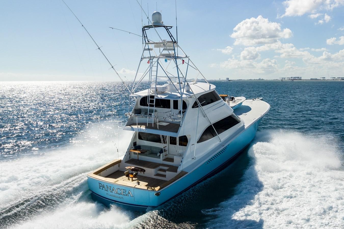 a boat on the water aboard PANACEA Yacht for Sale