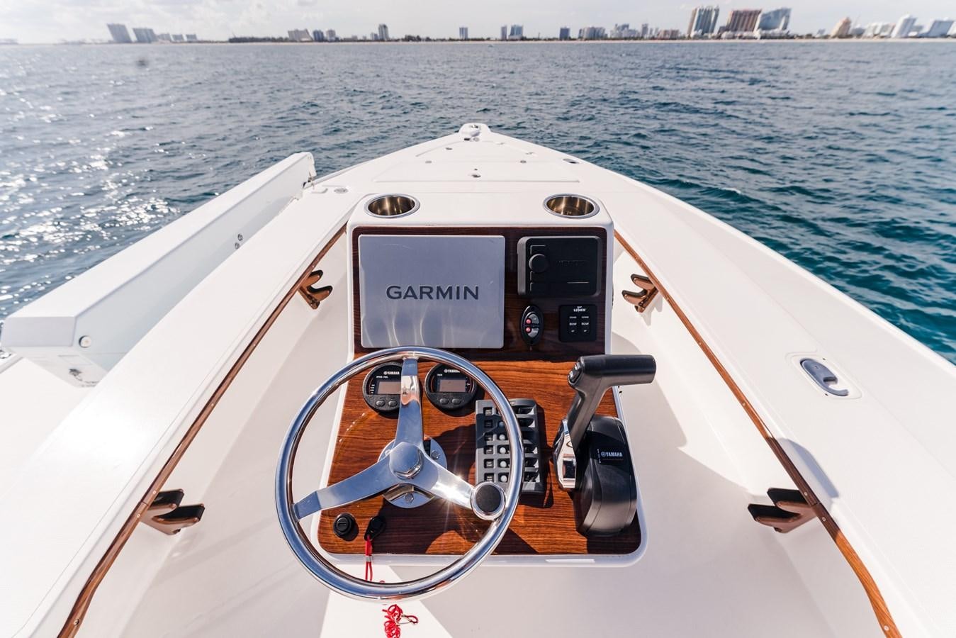 the inside of a boat aboard PANACEA Yacht for Sale