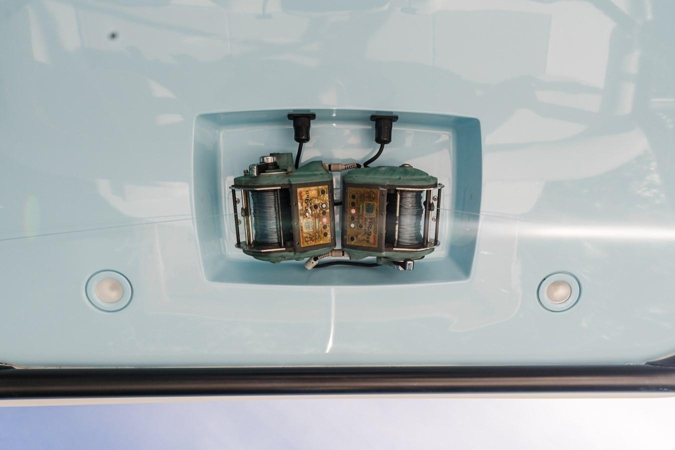 a close-up of a machine aboard PANACEA Yacht for Sale