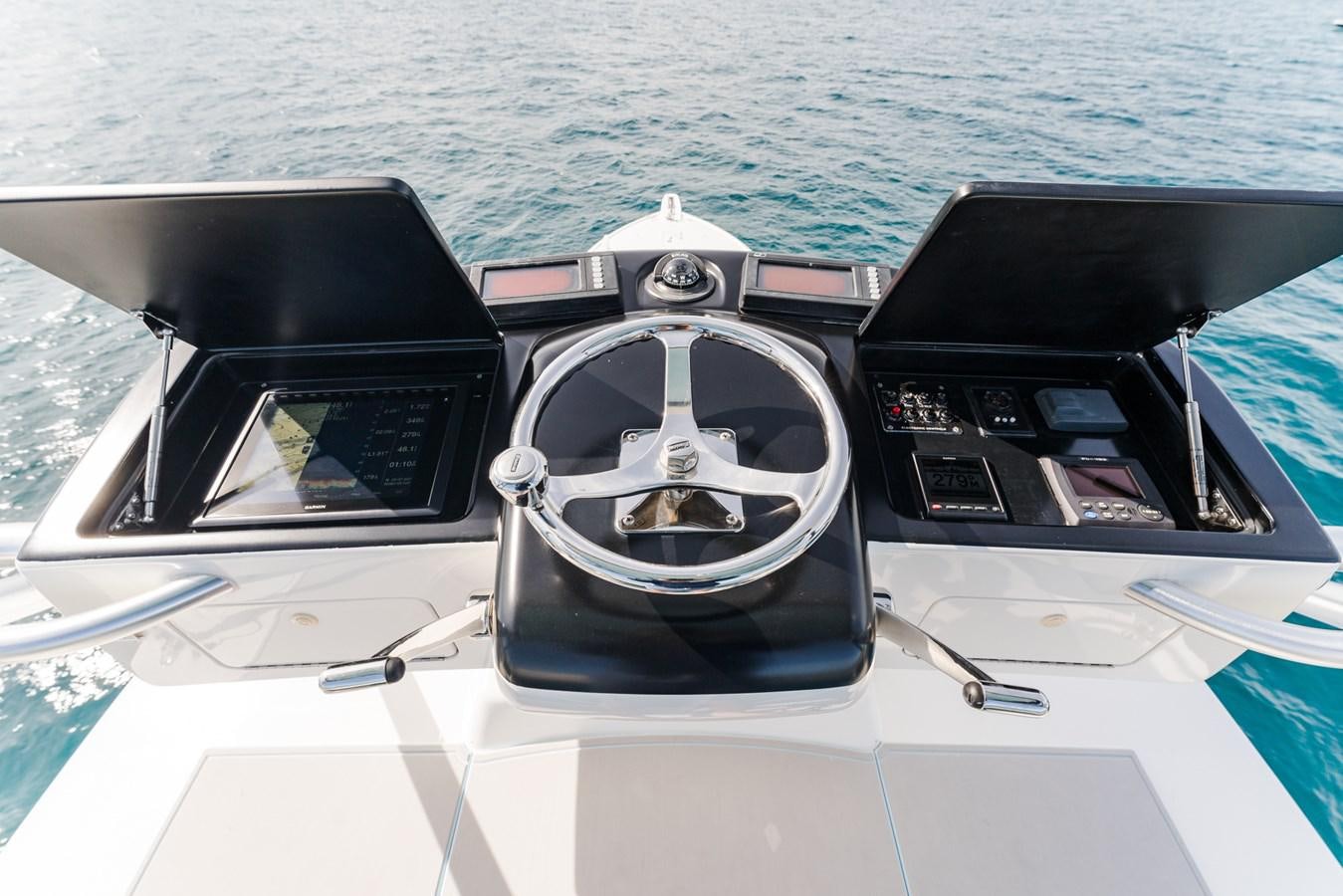 a cat in a boat aboard PANACEA Yacht for Sale